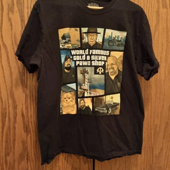 World Famous Gold & Silver Pawn Shop Black Size L - Picture 1 of 1